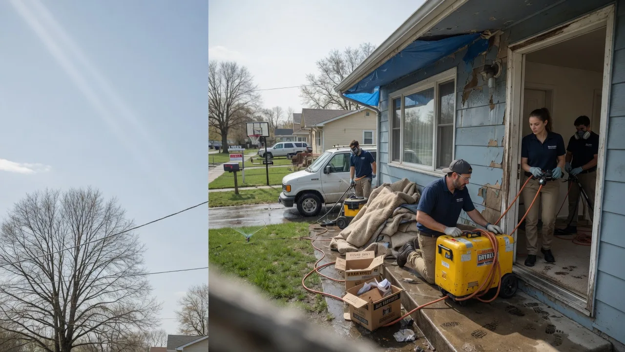 Basement Flood Cleanup in Young America, IN near me
